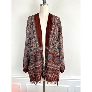 Serrv International Kimono O/S 1005 Cotton Bohemian Indian Festival